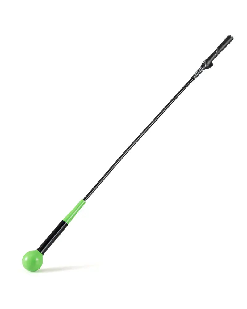 Golf Swing Trainer Aid 47inch/40inch/31.5inch Warm-up Practice Stick with Weighted Head for Grip-Green - Green - Golf