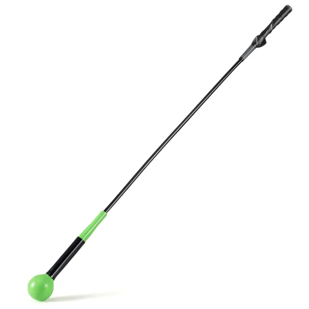 Golf Swing Trainer Aid 47inch/40inch/31.5inch Warm-up Practice Stick with Weighted Head for Grip-Green - Green - Golf