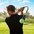 Golf Swing Trainer Aid 47inch/40inch/31.5inch Warm-up Practice Stick with Weighted Head for Grip-Green - Green - Golf