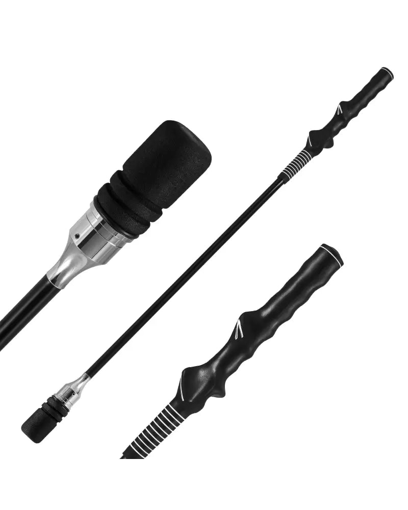 Golf Swing Trainer Click Stick Swing Training Aid for Speed Flexibility Balance-Black - Black - Golf