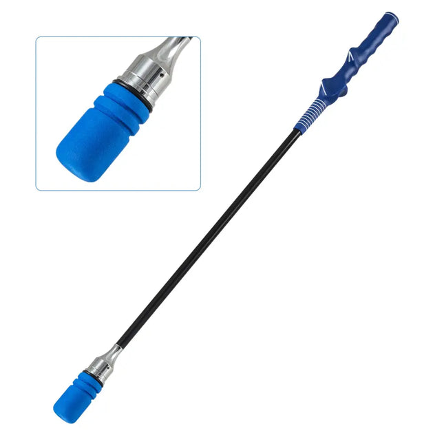Golf Swing Trainer Click Stick Swing Training Aid for Speed Flexibility Balance-Blue - Blue - Golf