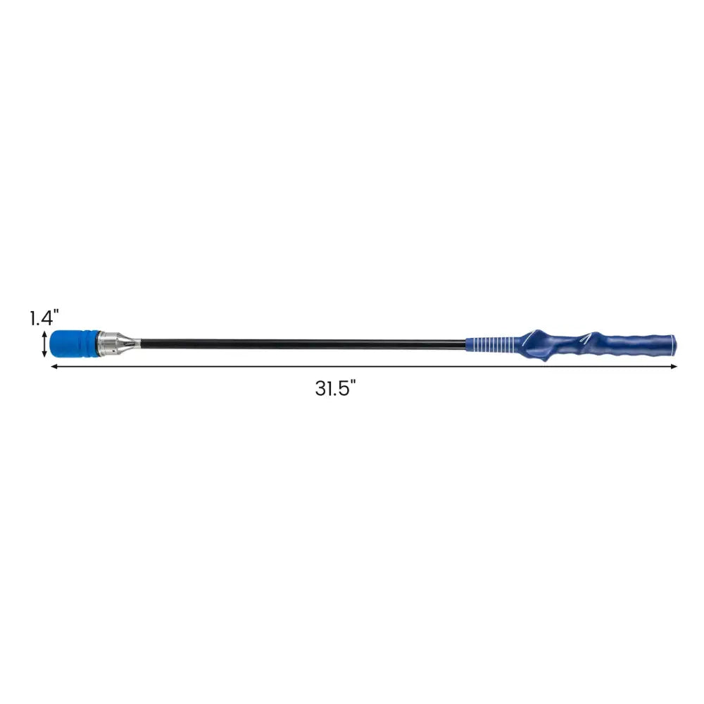Golf Swing Trainer Click Stick Swing Training Aid for Speed Flexibility Balance-Blue - Blue - Golf