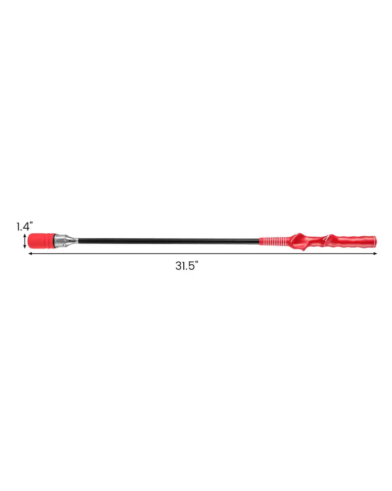 Golf Swing Trainer Click Stick Swing Training Aid for Speed Flexibility Balance-Red - Red - Golf