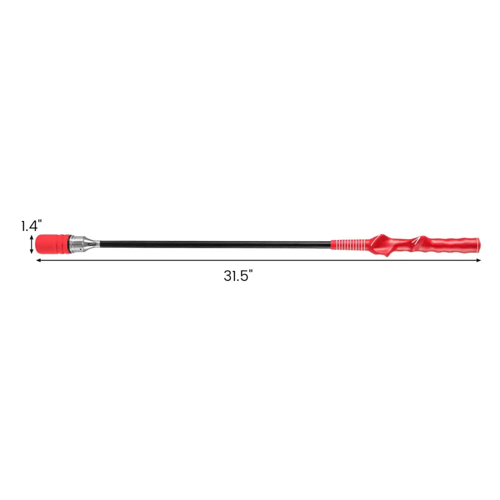 Golf Swing Trainer Click Stick Swing Training Aid for Speed Flexibility Balance-Red - Red - Golf