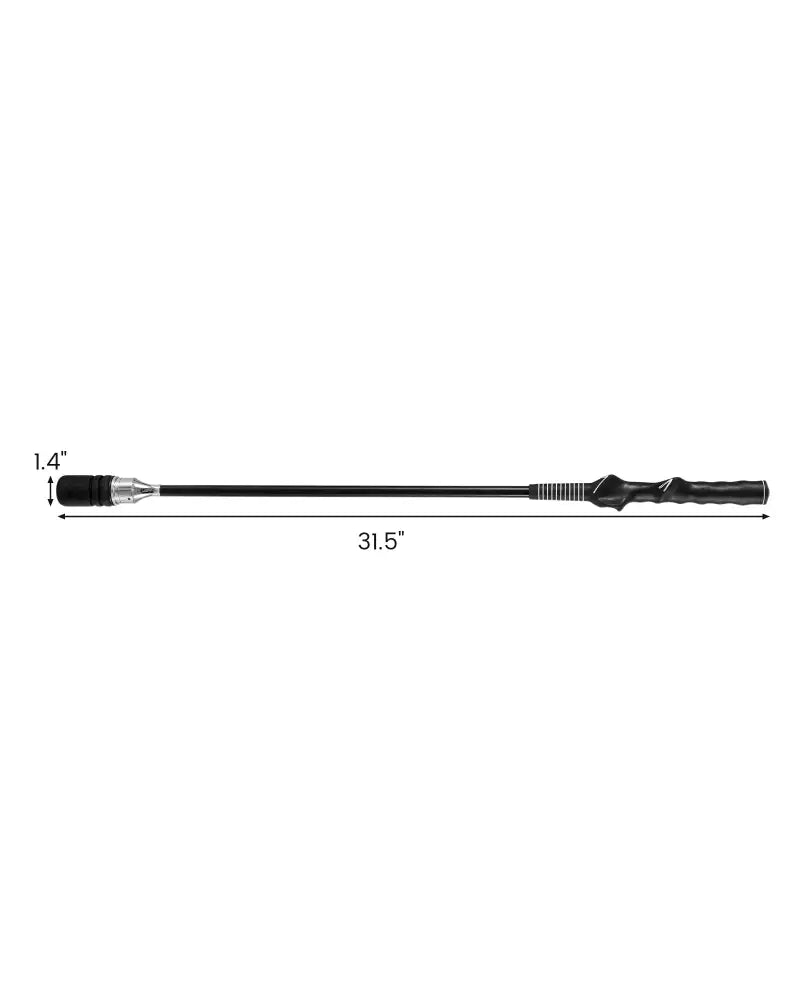 Golf Swing Trainer Click Stick Swing Training Aid for Speed Flexibility Balance-Black - Black - Golf