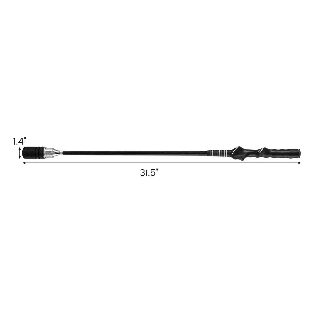 Golf Swing Trainer Click Stick Swing Training Aid for Speed Flexibility Balance-Black - Black - Golf