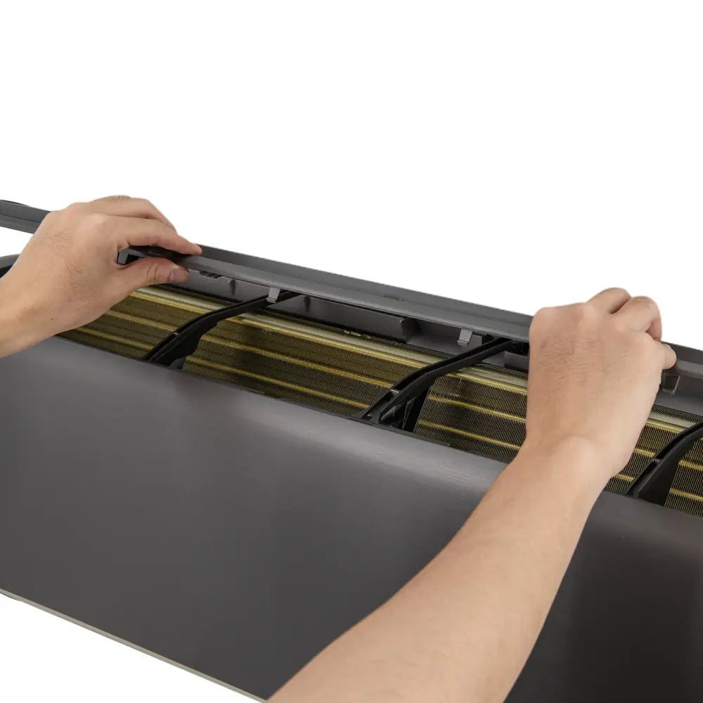 GreyVolt Series Energy Star Certified 24000 BTU 21 SEER2 208-230V Mini Split Air Conditioner and Heater Gray Wifi