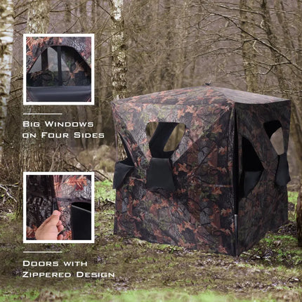 Ground Hunting Blind Portable Deer Pop Up Camo Hunter - Hunting & Shooting