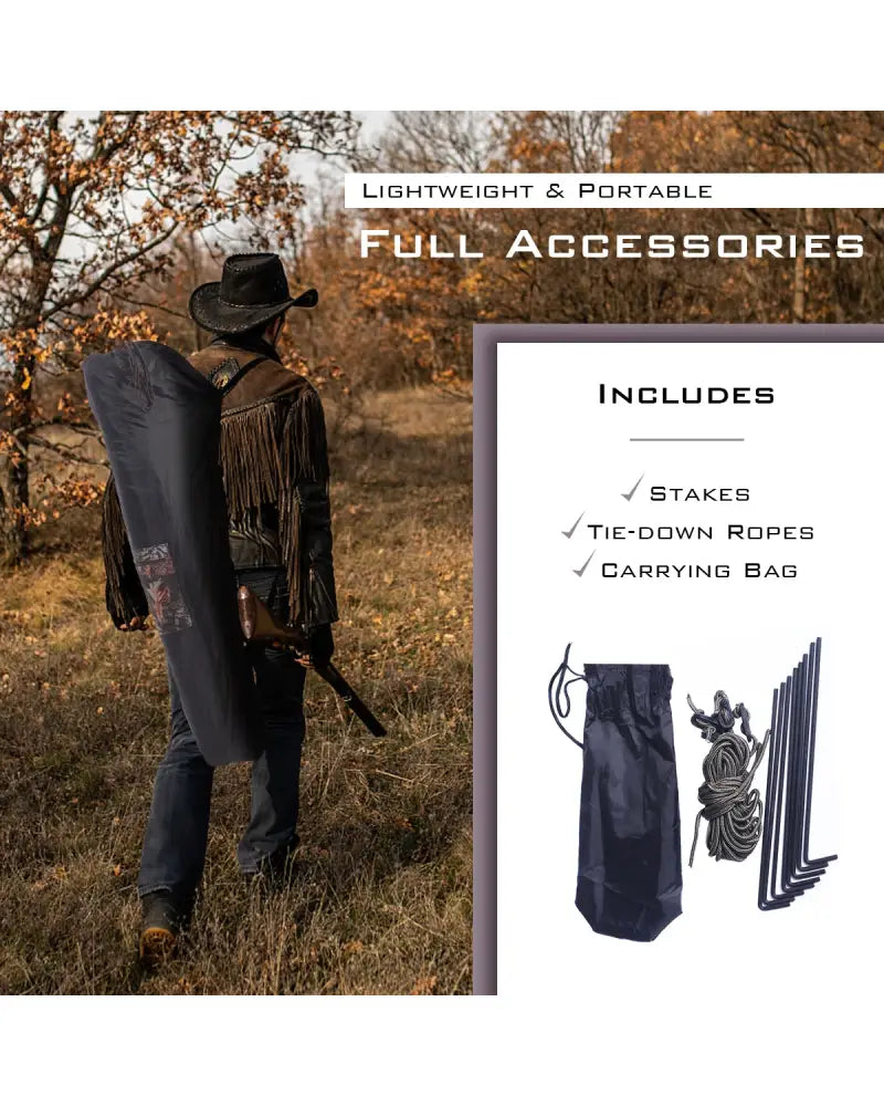 Ground Hunting Blind Portable Deer Pop Up Camo Hunter - Hunting & Shooting