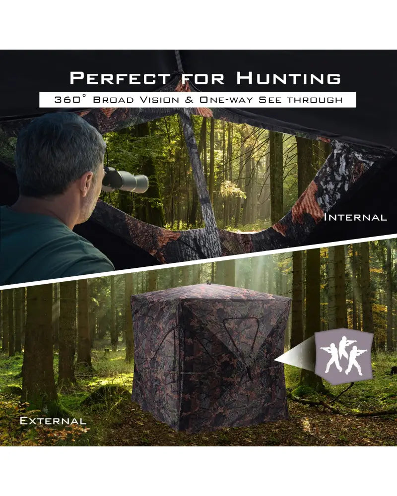 Ground Hunting Blind Portable Deer Pop Up Camo Hunter - Hunting & Shooting