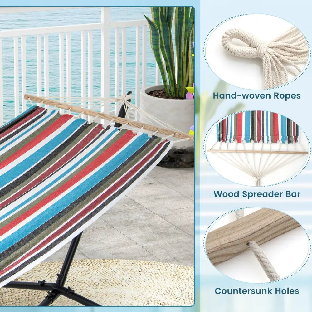 Hammock with Stand and Carrying Case-Multicolor - Multicolor - Cat Trees Condos & Scratchers