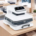 Heat Press Machine with Auto Release for T Shirts-White - White - Washers & Dryers