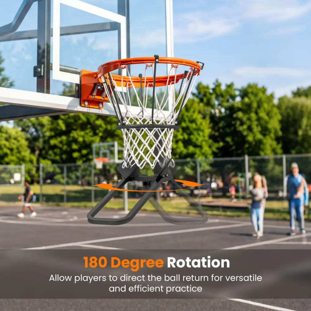 Heavy-Duty Basketball Return Attachment with 6 Sturdy Hooks - Sport Equipments