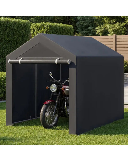 Heavy-Duty Portable Storage Shed with Roll-up Zipper Door-L - Sheds & Outdoor Storage