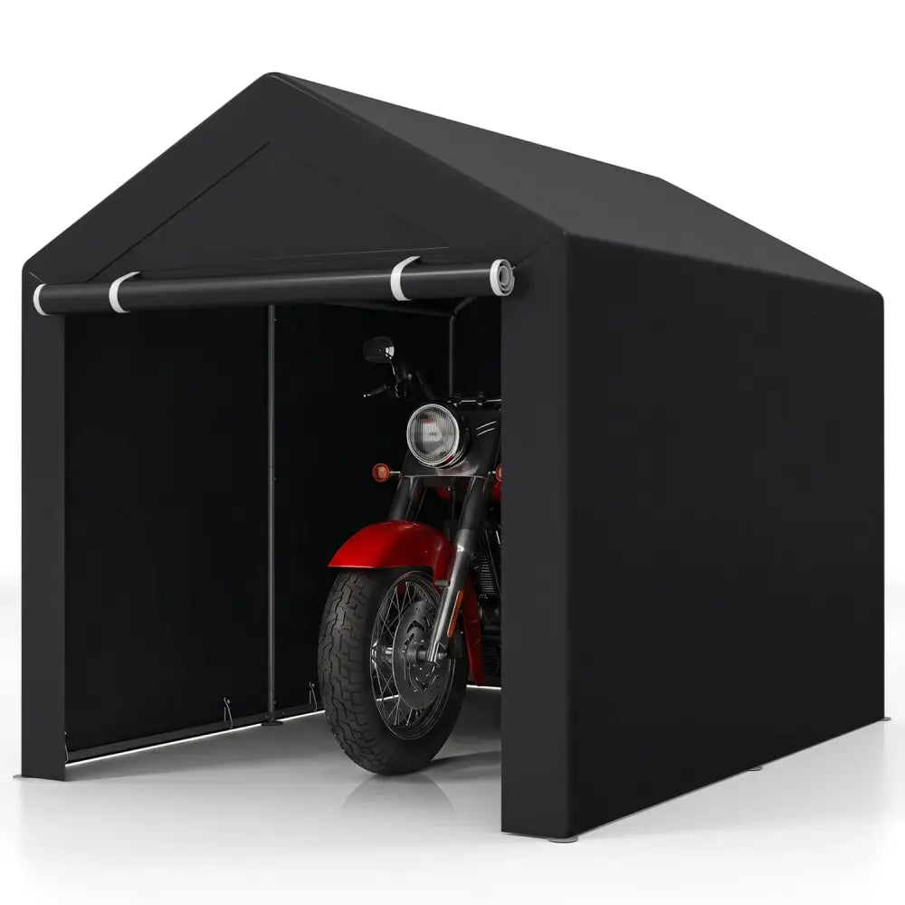 Heavy-Duty Portable Storage Shed with Roll-up Zipper Door-L - Sheds & Outdoor Storage