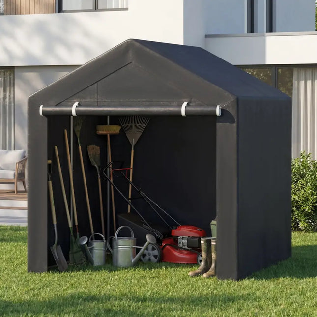 Heavy-Duty Portable Storage Shed with Roll-up Zipper Door-L - Sheds & Outdoor Storage