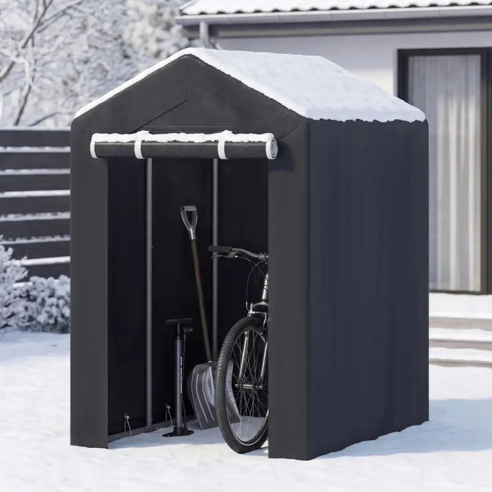 Heavy-Duty Portable Storage Shed with Roll-up Zipper Door-S - Sheds & Outdoor Storage