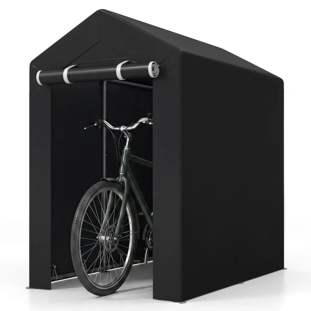 Heavy-Duty Portable Storage Shed with Roll-up Zipper Door-S - Sheds & Outdoor Storage