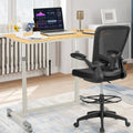 Height Adjustable Computer Desk Sit to Stand Rolling Notebook Table -Natural - Natural - Standing Desks