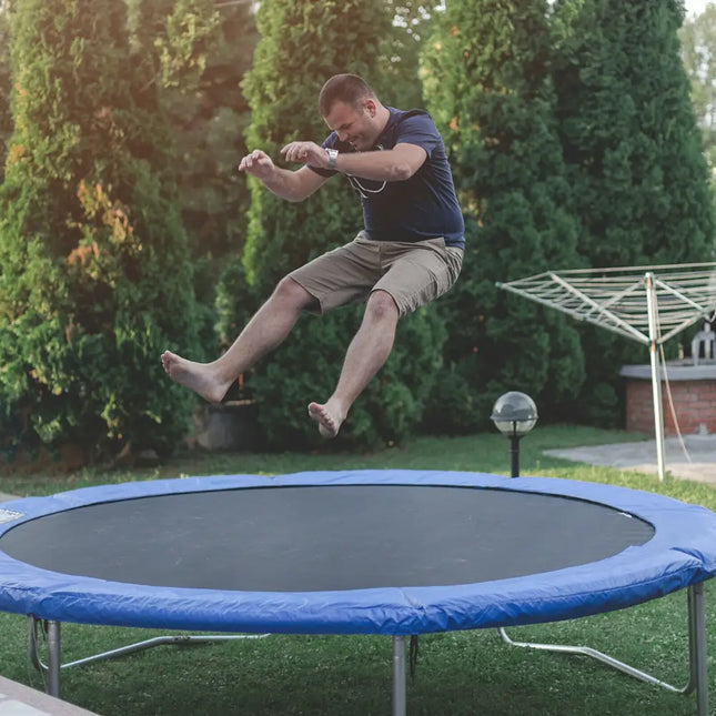 High-Elastic PP Replacement Jumping Mat-14 ft - Black - Trampoline Accessories