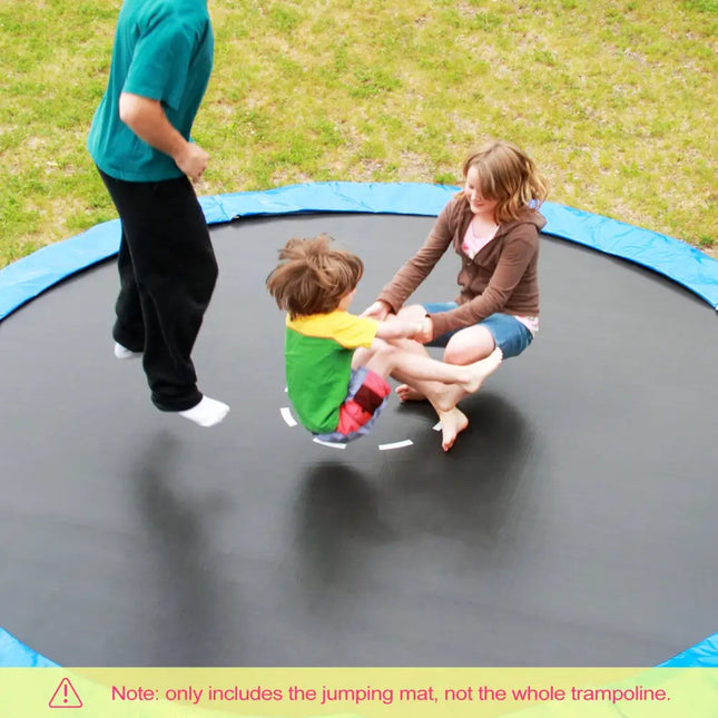 High-Elastic PP Replacement Jumping Mat-15 ft - Black - Trampoline Accessories