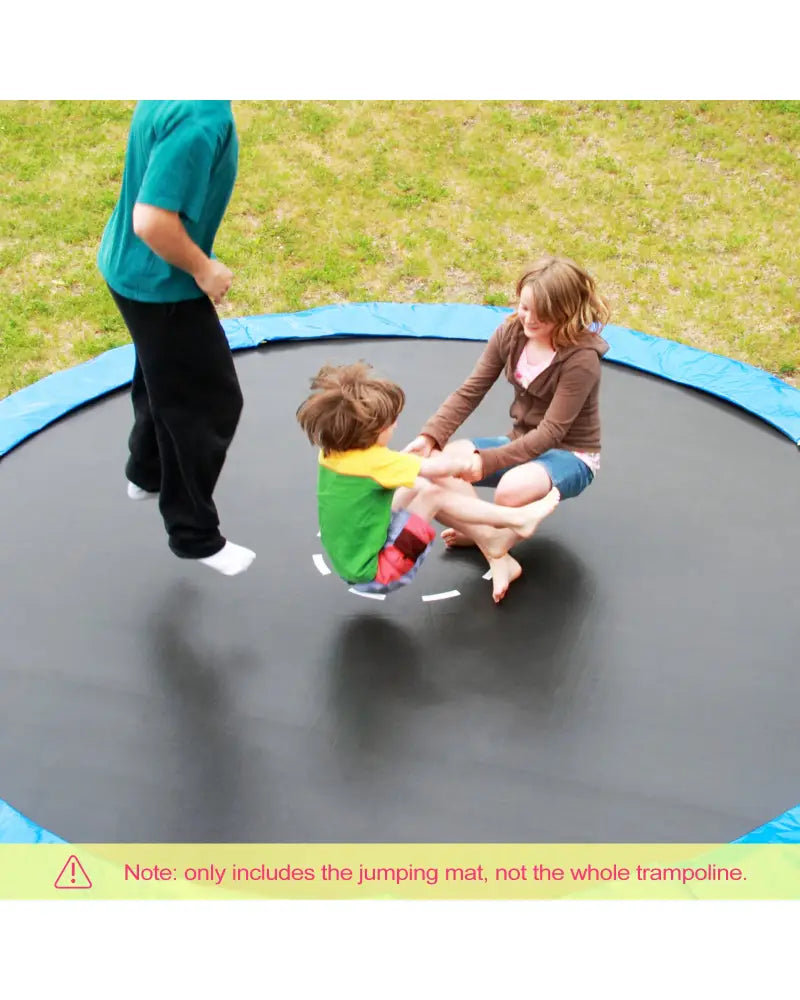 High-Elastic PP Replacement Jumping Mat-16 Feet - Black - Trampoline Accessories