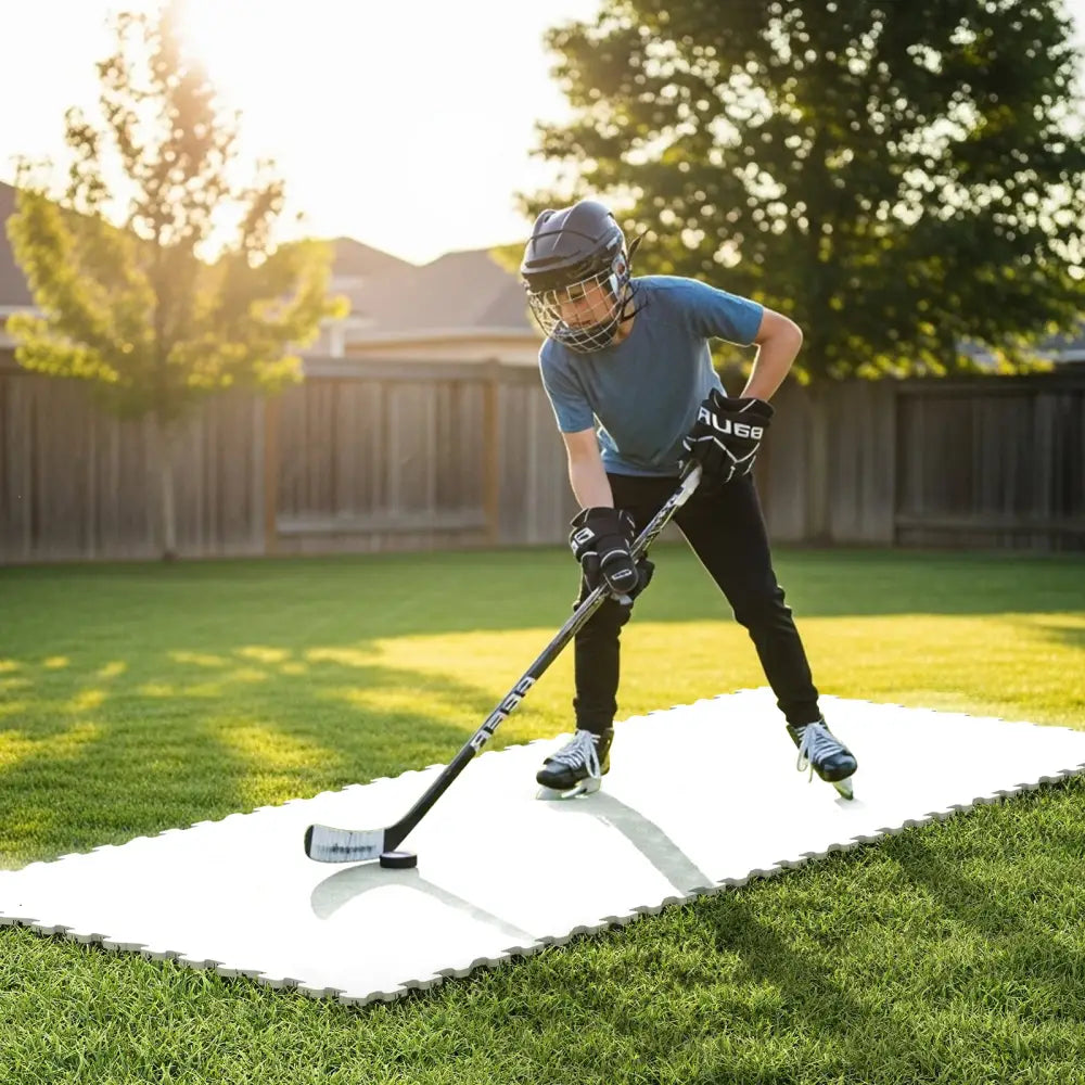 Hockey Flooring Tiles for Training Dryland Synthetic Ice Tiles Hockey Shooting Equipment - Winter Sports & Activities