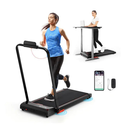 Home Fitness & Relaxation Set “ 3 in 1 Folding Treadmill and Modern Accent Chair - Sofas & Loveseats