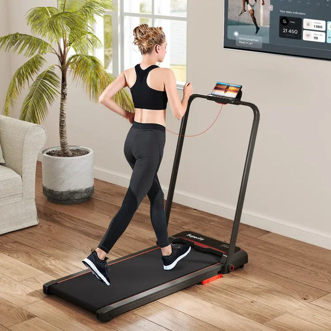 Home Fitness & Relaxation Set “ 3 in 1 Folding Treadmill and Modern Accent Chair - Sofas & Loveseats