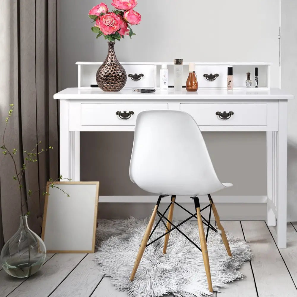 Home Office Writing Mission Computer Desk with 4-Drawer - Writing Desks