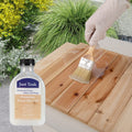 Wood Wax Oil for Outdoor and Indoor Furniture Teak Care Kit to Restore and Protect Wood