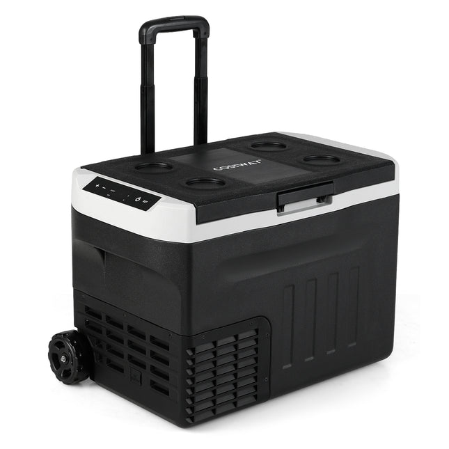 12V Car Refrigerator 32QT with Touch Panel and Removable Divider-M