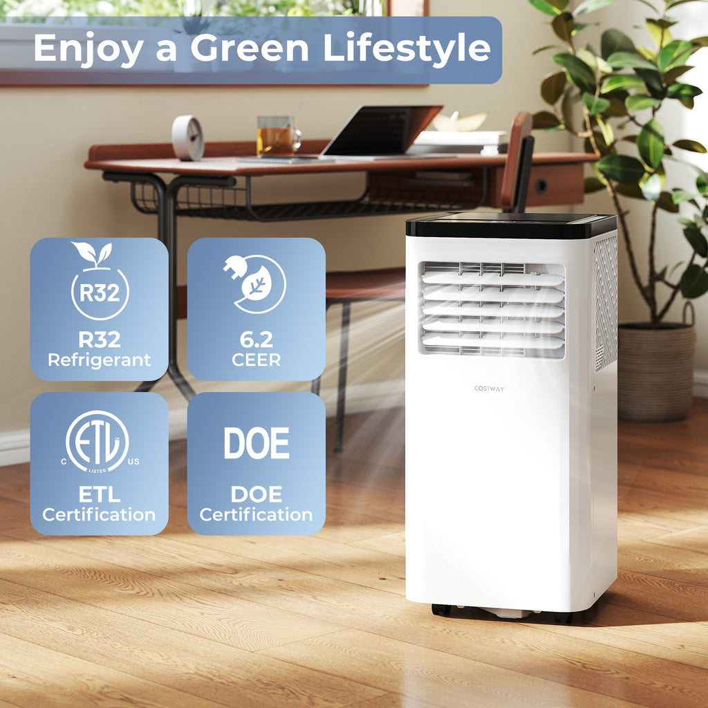 8000 BTU Portable Air Conditioner 3 in 1 Floor AC Unit