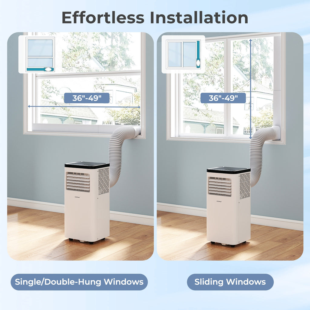 8000 BTU Portable Air Conditioner 3 in 1 Floor AC Unit