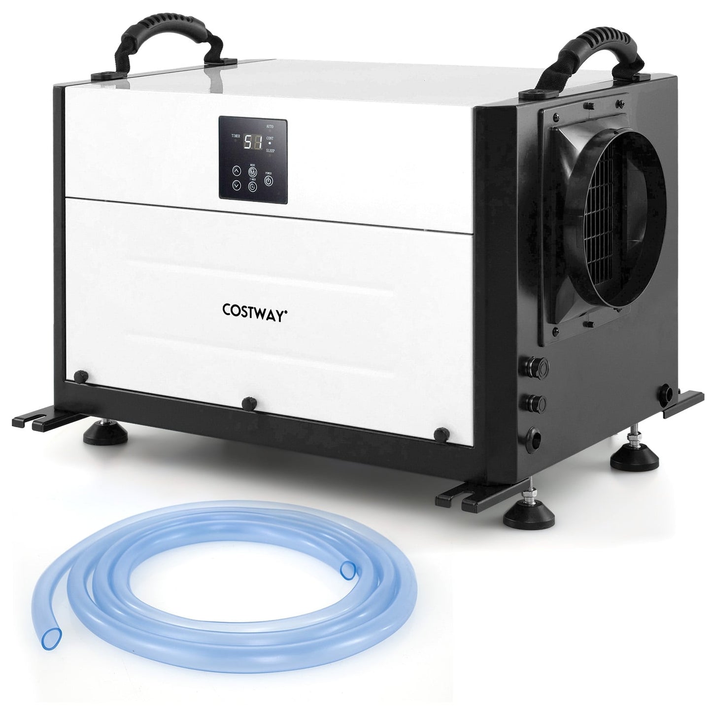 192 Pint Crawl Space Dehumidifier with 3 Modes and 24H Timer-White