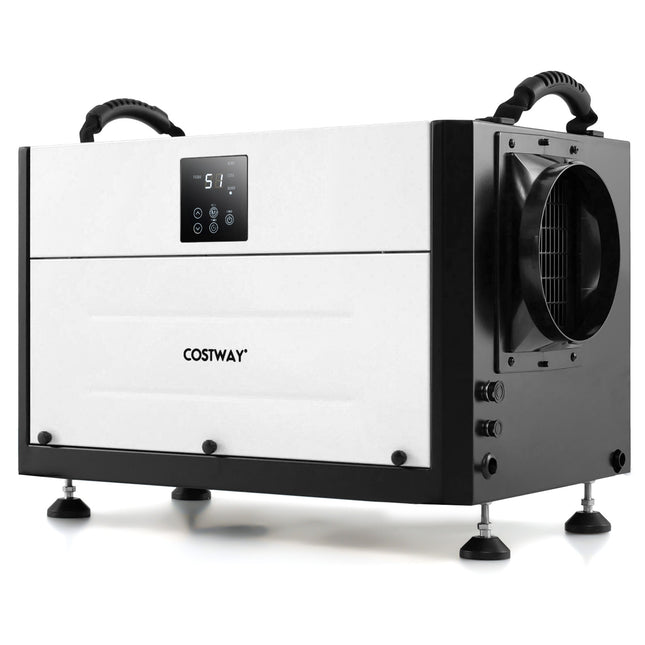 192 Pint Crawl Space Dehumidifier with 3 Modes and 24H Timer-White