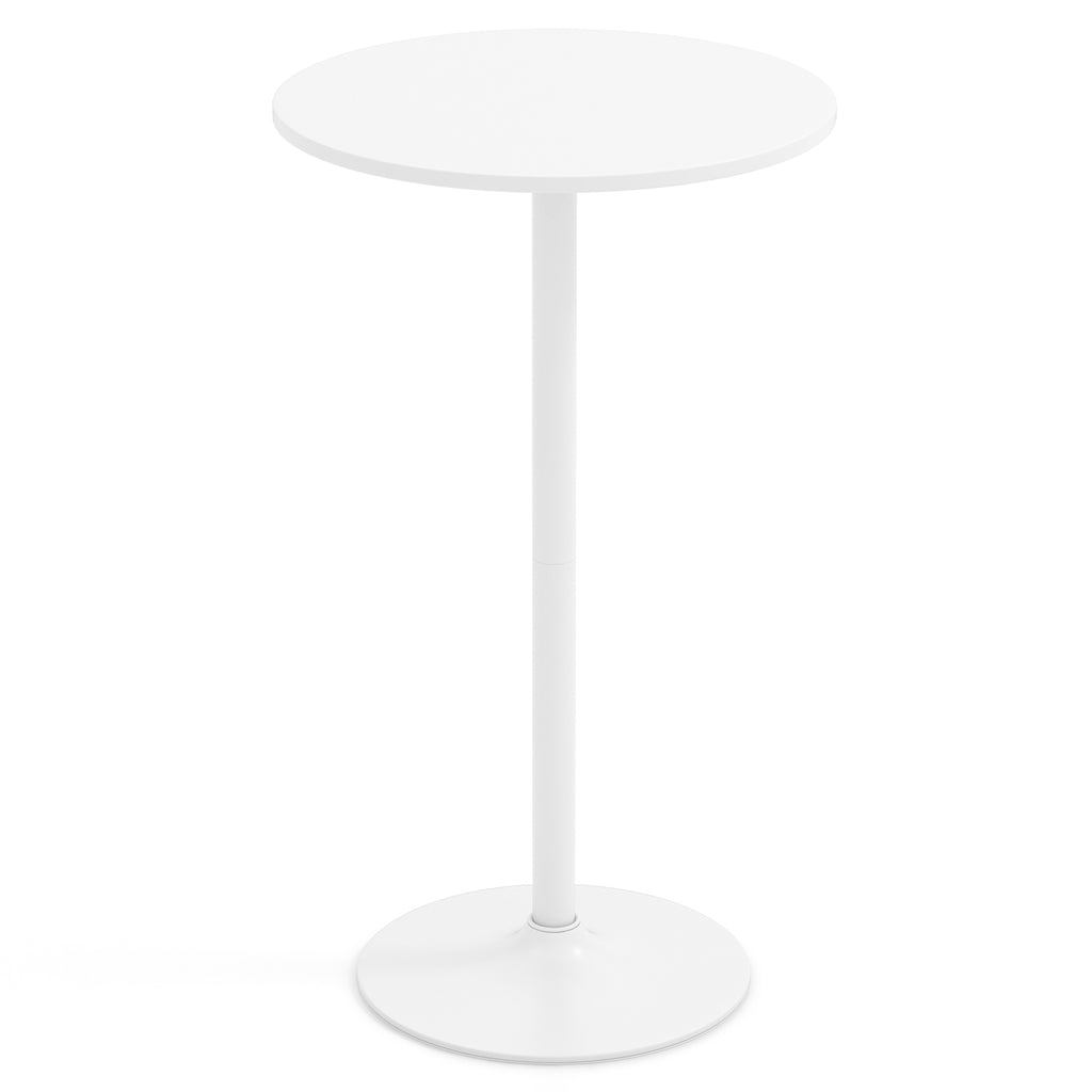 Round Bistro Table 40 Inch Bar Height Tall Coffee Cocktail Table-Set of 1
