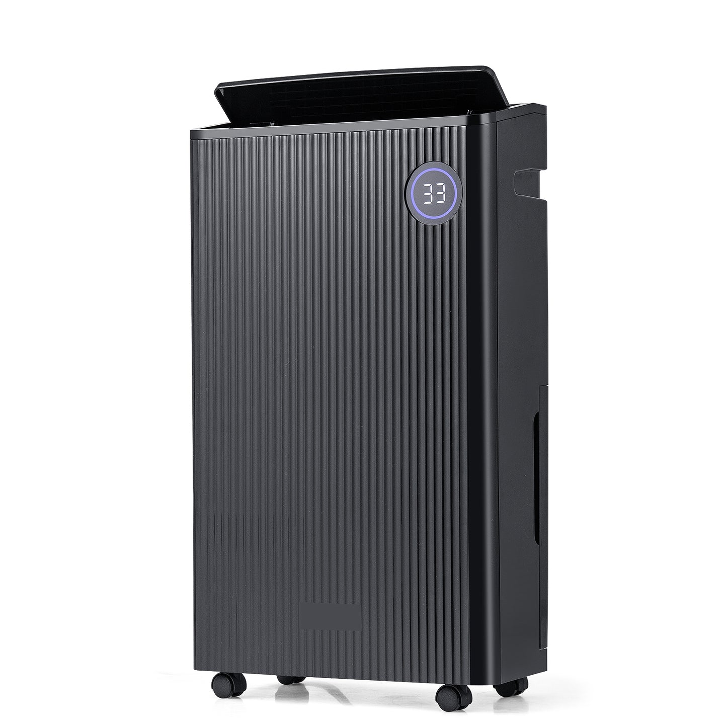 4500 Sq. Ft 57 Pint Quiet Dehumidifier for Basement with 4 Modes-Black