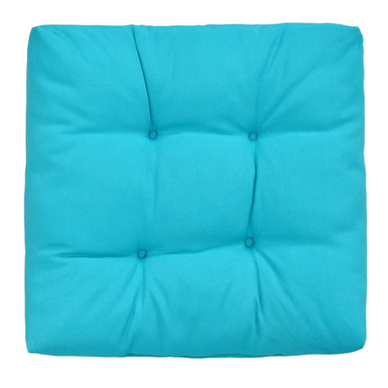 21 Inch x 21 Inch Patio Chair Seat Cushion Pads for Indoor and Outdoor-Turquoise