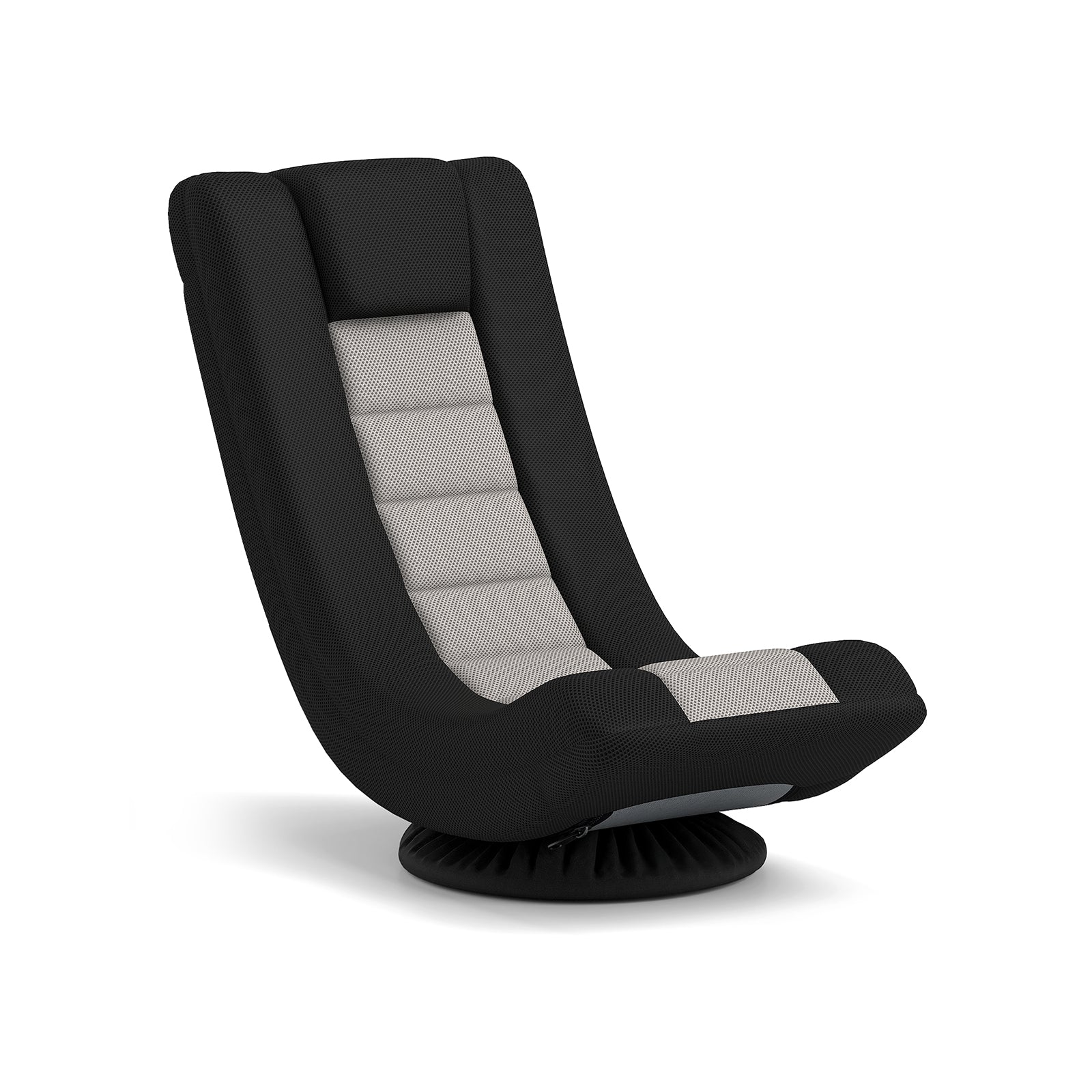 360Â° Swivel Gaming Chair with 4 Adjustable Position-Black and Gray