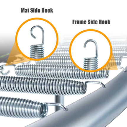 5.5 Inch Rustproof Galvanized Steel Replacement Trampoline Elasticity Springs