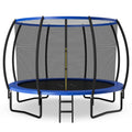 Trampoline récréatif de 12 pi avec échelle, homologué ASTM - Bleu