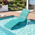 In-Pool Lounge Chair with Weighted Anti-Floating Design 450 LBS for Baja Shelf-Turquoise - Turquoise - Outdoor Chaise