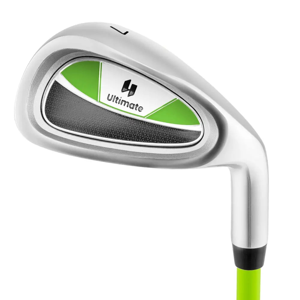 Individual Gold Club for Boys and Girls with Fiberglass Shaft and Headcover-Green - Green - Golf