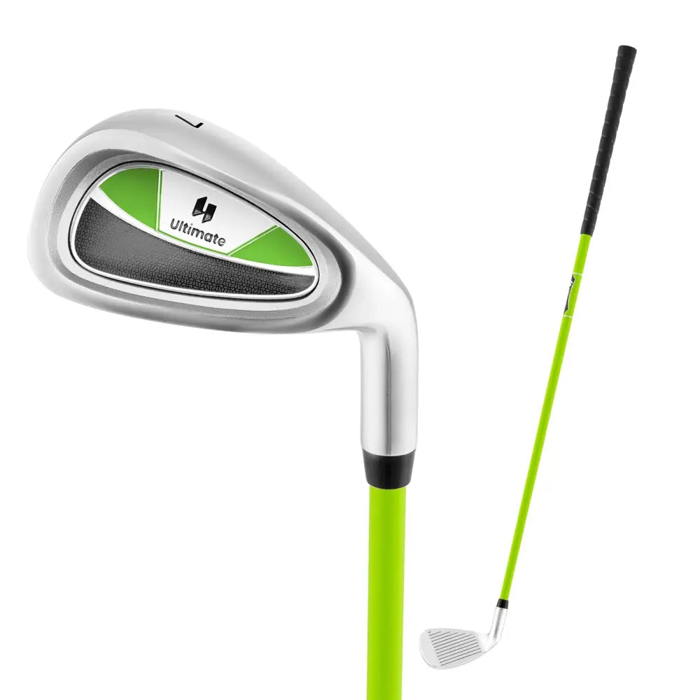 Individual Gold Club for Boys and Girls with Fiberglass Shaft and Headcover-Green - Green - Golf