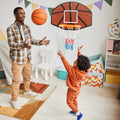 Indoor Outdoor Basketball Games with Large Shatter-proof Backboard - Red - Sport Equipments