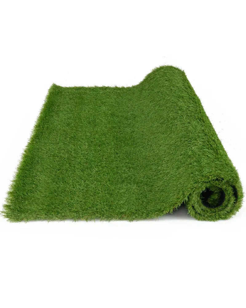 Indoor Outdoor Synthetic Turf Mat with Drainage Holes-M - Green - Outdoor Decor