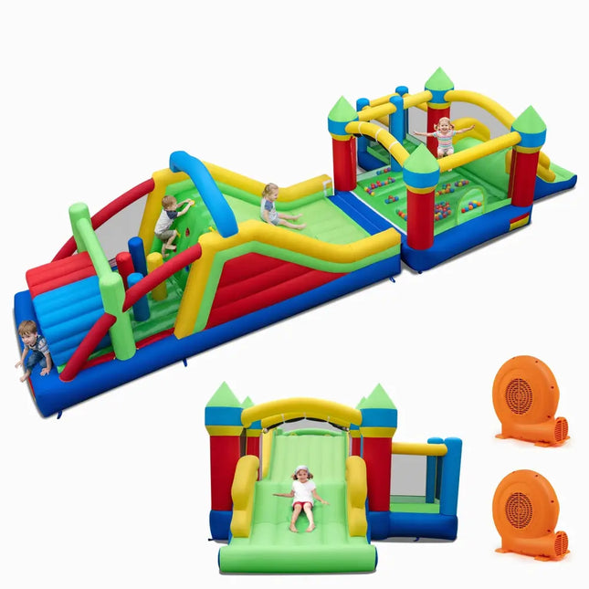 Inflatable Bounce House Blow up Jumping Bouncer with 750W Blowers - Bounce House