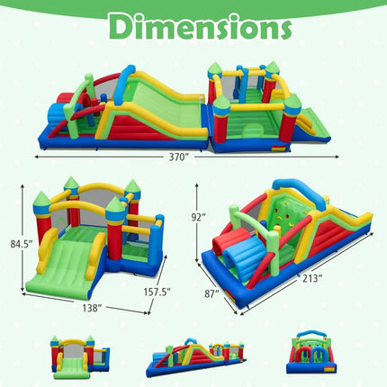 Inflatable Bounce House Blow up Jumping Bouncer with 750W Blowers - Bounce House