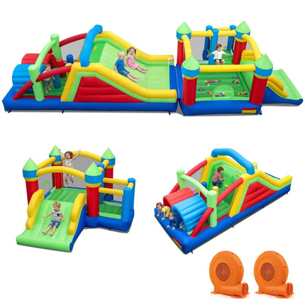 Inflatable Bounce House Blow up Jumping Bouncer with 750W Blowers - Bounce House